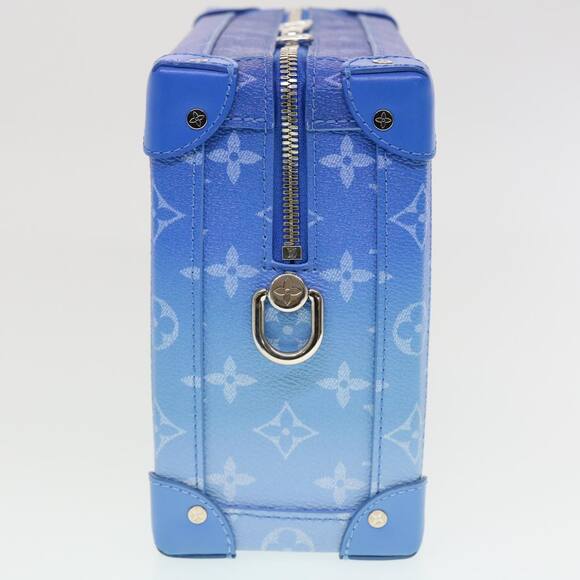 LOUIS VUITTON Monogram Clouds Soft Trunk Shoulder Bag Blue M45430 - Picture 4 of 16